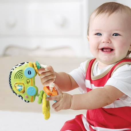 Hochet Sensoriel Clés Magiques Vtech Baby en bioplastique VERT 6 - vertbaudet enfant 