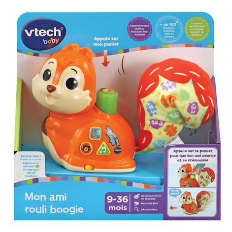 Jouet interactif - VTECH BABY - Mon Ami Rouli Boogie - Bébé 9 mois - Mixte - Orange et rouge ORANGE 3 - vertbaudet enfant 