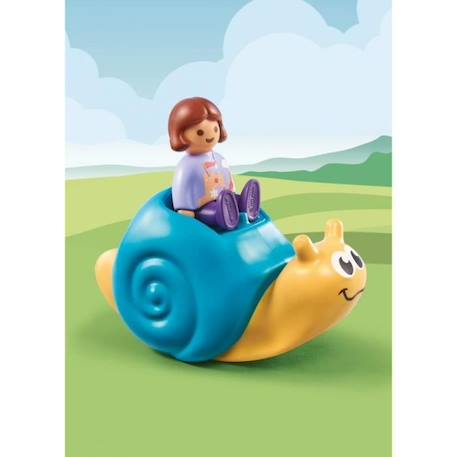 Playmobil - 71322 - Enfant avec escargot à bascule 1.2.3 BLANC 2 - vertbaudet enfant 