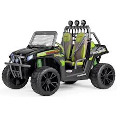 Jouet-Jeux d'imagination-Véhicules, garages, circuits et trains-Véhicule tout-terrain électrique - POLARIS RZR PRO Green Shadow - PEG PEREGO