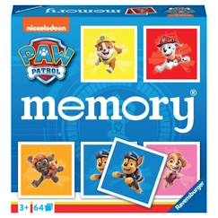 Jouet-Jeux de société-Jeu de mémoire - Ravensburger - Grand memory® Pat'Patrouille - Multicolore - Enfant - Mixte