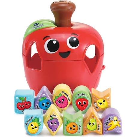 Jouet éducatif pour bébé - VTECH BABY - Tourni Pomme des Formes - Multicolore - Rouge - A partir de 12 mois ROUGE 1 - vertbaudet enfant 