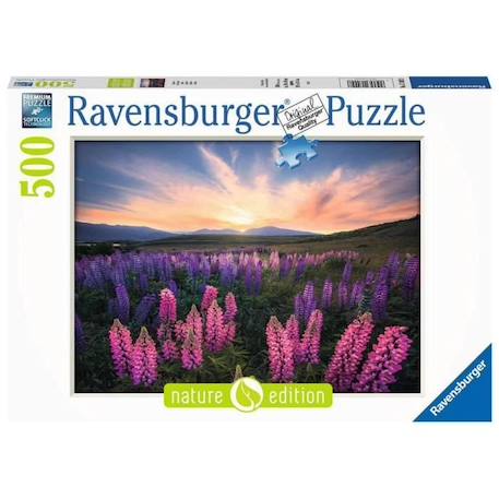 Puzzle 500 pièces Les lupins (Nature edition) - Ravensburger - Paysage et nature - Adultes et enfants dès 12 ans BLANC 3 - vertbaudet enfant 