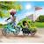 PLAYMOBIL - 70601 - Cyclistes maman et enfant - Bleu - Plastique - Mixte BLEU 2 - vertbaudet enfant 