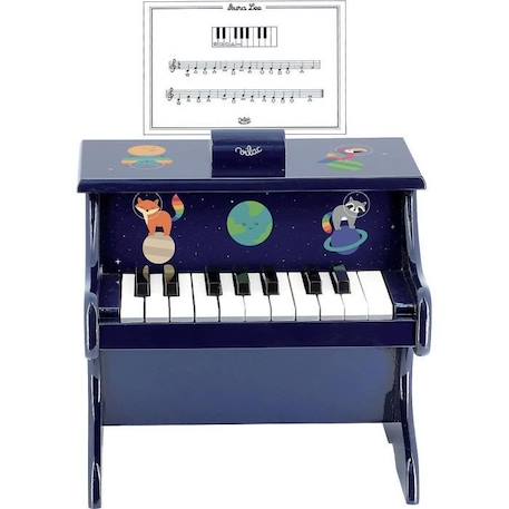 Piano Arc-en-ciel Vilac Andy Westface - Jouet Musical pour Enfant - 18 touches - Support à partitions BLEU 3 - vertbaudet enfant 