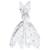 Doudou plat Lapin personnalisable Melody - SEVIRA KIDS - Multicolore - 50x50 cm BLANC 1 - vertbaudet enfant 