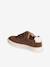 Baskets enfant garçon cuir à scratchs marron 3 - vertbaudet enfant 