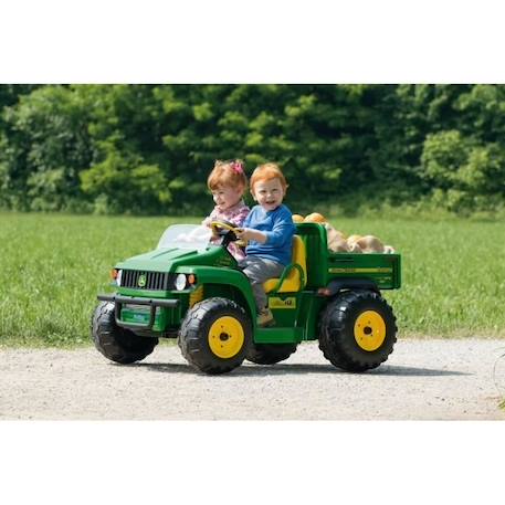 Véhicule Tout-terrain électrique - John Deere GATOR - PEG PEREGO VERT 5 - vertbaudet enfant 