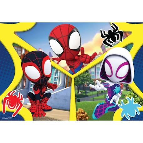 Puzzle 2x24 pièces Spidey & compagnie - Dès 4 ans Ravensburger BLANC 2 - vertbaudet enfant 