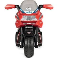 -Moto 3 Roues PEG PEREGO Mini Ducati Evo - Accélérateur et Frein à la Pédale - Poids Transportable 15 kg