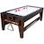 Table de Billard & Air Hockey Reverso 6ft marron / rouge pour l'intérieur - COUGAR - Mixte - Dès 10 ans MARRON 2 - vertbaudet enfant 