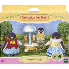 Jouet-Jeux d'imagination-Poupée - SYLVANIAN FAMILIES - La famille Pingouin - Blanc - Multicolore - Modèle 5694