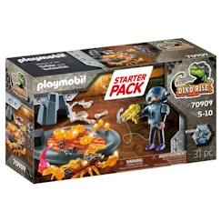 Jouet-Jeux d'imagination-PLAYMOBIL - 70909 - Starter Pack Agent avec Scorpion de feu - Figurine et Accessoires