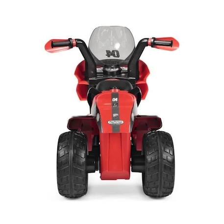 Moto 3 Roues PEG PEREGO Mini Ducati Evo - Accélérateur et Frein à la Pédale - Poids Transportable 15 kg ROUGE 2 - vertbaudet enfant 