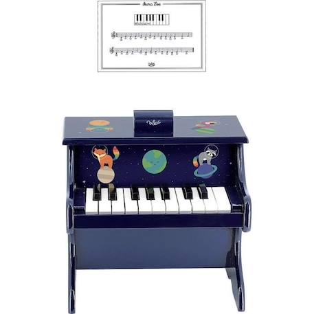 Piano Arc-en-ciel Vilac Andy Westface - Jouet Musical pour Enfant - 18 touches - Support à partitions BLEU 2 - vertbaudet enfant 
