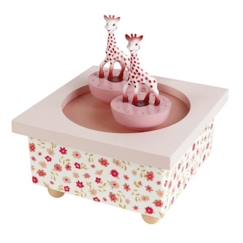 Linge de maison et décoration-Décoration-Boîte à musique - TROUSSELIER - Sophie la Girafe - Rose - Bébé - Fille - A partir de 12 mois
