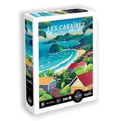 Jouet-Jeux éducatifs-Puzzle 500 pièces - SENTOSPHERE - Les Caraïbes - Paysage et nature - Multicolore - 500-750 pièces