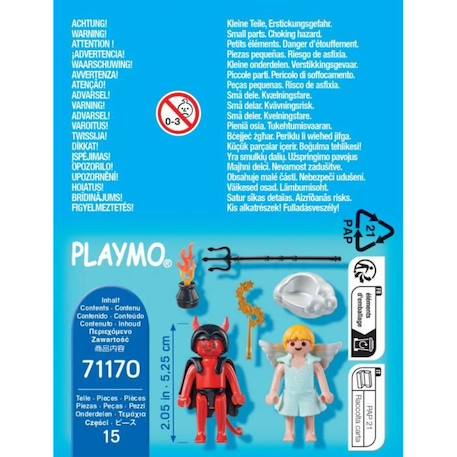 Playmobil - 71170 - Ange et démon special plus - Enfant - Multicolore - 2 personnages et accessoires BLANC 2 - vertbaudet enfant 