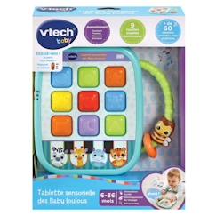 Jouet-Jeux éducatifs-VTECH BABY - Tablette Sensorielle des Baby Loulous