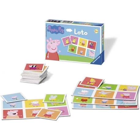 LOTO - RAVENSBURGER - Peppa Pig - Pour Enfant de 3 ans et plus - Garantie 2 ans - Bleu BLEU 1 - vertbaudet enfant 