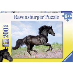 Jouet-Jeux éducatifs-Puzzles-Puzzle 200 pièces XXL Etalon noir - Ravensburger - Paysage et nature - Dès 8 ans