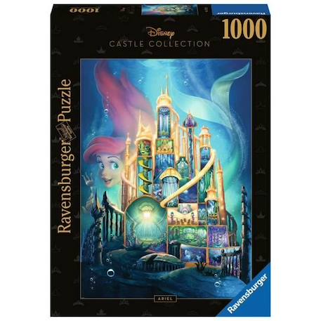 Puzzle 1000 pièces : Ariel (Collection Château des Princesses Disney) Coloris Unique BLANC 2 - vertbaudet enfant 