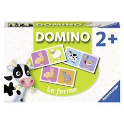 Jouet-Jeux de société-Jeu Educatif Domino La Ferme Ravensburger - A partir de 2 ans - Multicolore