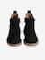 Boots enfant fille cuir détails festons lot beige+marine+marron+noir+taupe 20 - vertbaudet enfant 