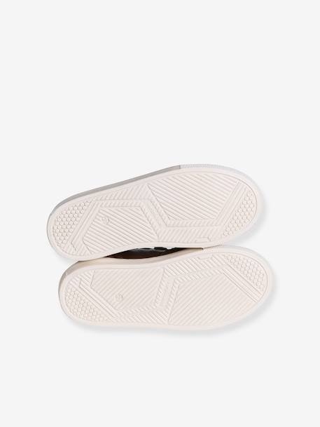 Baskets enfant garçon cuir à scratchs marron 5 - vertbaudet enfant 