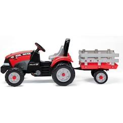 Jouet-Tracteur à pédales - Maxi Diesel avec remorque - PEG PEREGO