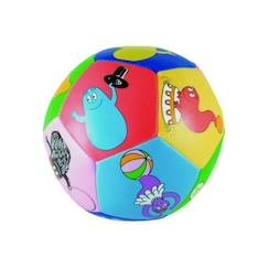 Jouet-Premier âge-Balle souple à facettes - PETIT JOUR - Barbapapa - Multicolore - 10 cm