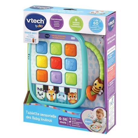 VTECH BABY - Tablette Sensorielle des Baby Loulous BLEU 3 - vertbaudet enfant 