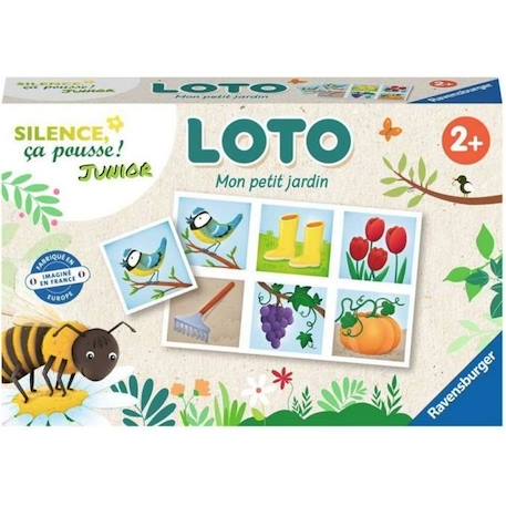 Ravensburger - Jeu de Loto - Silence ca pousse Junior BLANC 1 - vertbaudet enfant 