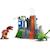 Expédition au grand Volcan, set de figurines dinosaures avec un volcan en éruption LED, une figurine de chercheuse et 2 jouets GRIS 2 - vertbaudet enfant 