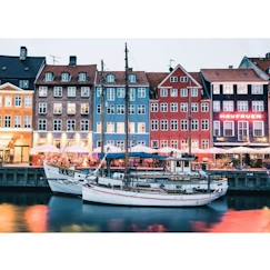 Jouet-Jeux éducatifs-Puzzle 1000 pièces Ravensburger - Copenhague Danemark Architecture et monument