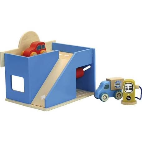 Petit garage Vilacity - VILAC - Modèle pour enfant - Multicolore - A partir de 3 ans - En plastique BLEU 2 - vertbaudet enfant 