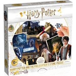 Jouet-Jeux éducatifs-Puzzles-Puzzle Harry Potter et la Pierre Philosophale - Winning Moves - 500 pièces - Thème Cinéma et Publicité