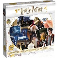 Jouet-Jeux éducatifs-Puzzle Harry Potter et la Pierre Philosophale - Winning Moves - 500 pièces - Thème Cinéma et Publicité