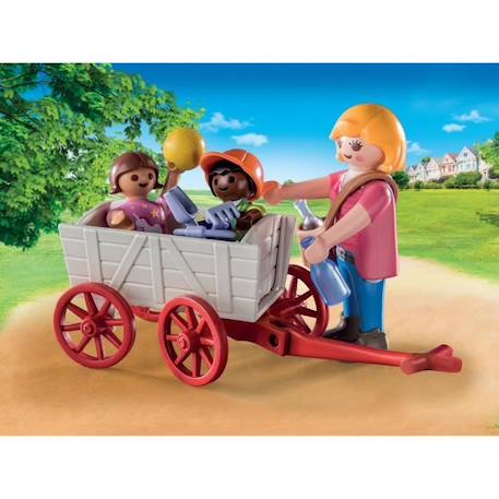 PLAYMOBIL - 71258 - Dollhouse La Maison Traditionnelle - Starter Pack - Nourrice avec enfants BLEU 4 - vertbaudet enfant 