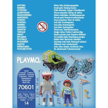 PLAYMOBIL - 70601 - Cyclistes maman et enfant - Bleu - Plastique - Mixte BLEU 4 - vertbaudet enfant 