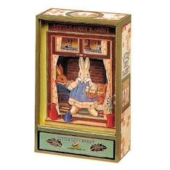 Linge de maison et décoration-Boite à musique - TROUSSELIER - S43860 - Grand Dancing Musical - Little Grey Rabbit - Rouge