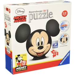 Jouet-Puzzle 3D Ravensburger Mickey Mouse 11761 pour Enfant - Licence Mickey Mouse