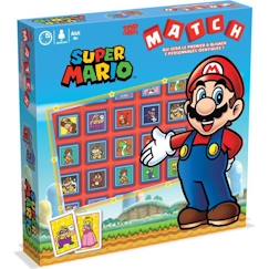 Jouet-Jeux de société-Winning Moves - Match Super Mario - Jeu de stratégie - Version française