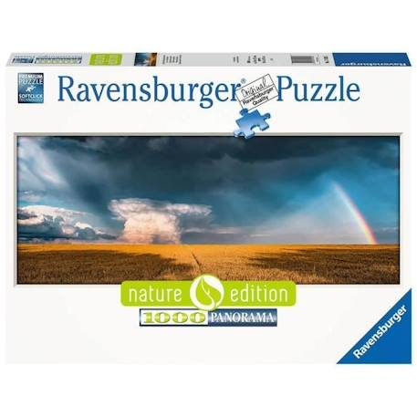 Puzzle panoramique - Ravensburger - Arc-en-ciel mystique - Paysage et nature - 1000 pièces BLANC 2 - vertbaudet enfant 
