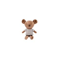 Jouet-Premier âge-Doudous et jouets en tissu-Peluche Mouse Jackie Jollein - Bébé et enfant - Marron