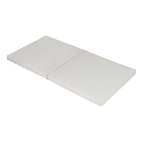 Matelas Bébé Pliant 60x120x4cm - 2 Parties - Couchage D'appoint - Déhoussable - Fabriqué En France GRIS 3 - vertbaudet enfant 