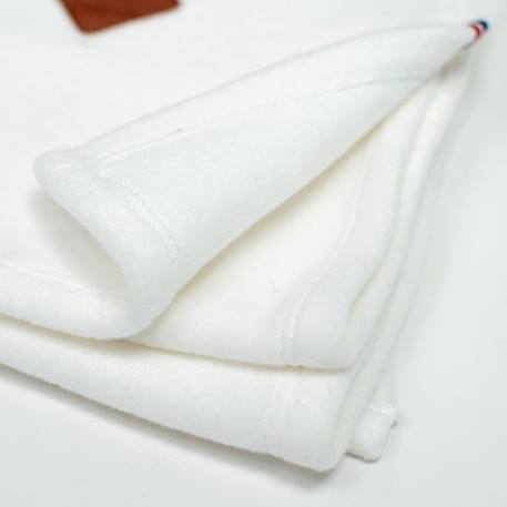 Couverture polaire 100% coton ultra-doux BLANC 2 - vertbaudet enfant 