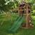 KidKraft - Aire de jeux en bois Lindale avec toboggans, balançoires, mur escalade - FSC MARRON 3 - vertbaudet enfant 