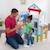 KidKraft Cabinet vétérinaire pop-up Let's Pretend™ pour enfants offre une expérience de jeu réaliste avec 18 accessoires inclus BLEU 2 - vertbaudet enfant 