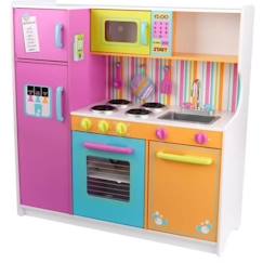 Jouet-Jeux d'imitation-Kidkraft - Grande Cuisine enfant couleurs vives en Bois